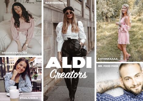 #aldicreators: Aldi Nord präsentiert eigenes Influencer-Team -